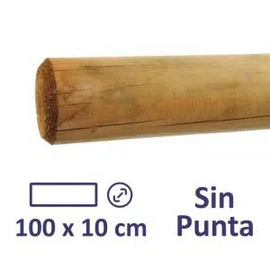 Comprar Poste de madera sin punta 100 x 10 cm