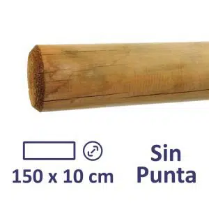 Comprar Poste de madera sin punta 150 x 10 cm